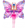 Barbie Dance And Flutter Doll With 2-In-1 Transformation From Dancer To Butterfly, Purple Hair