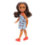 Barbie Chelsea Doll, Small Doll Wearing Removable Blue Dress With Brown Hair & Green Eyes