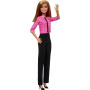 Barbie Future Leader Doll with Blonde Hair Wearing Outfit with 2 Golden Bracelets & “B” Pin