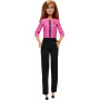 Barbie Future Leader Doll with Blonde Hair Wearing Outfit with 2 Golden Bracelets & “B” Pin