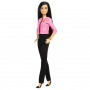 Barbie Future Leader Doll With Black Hair, 2 Golden Bracelets & Pin, Includes Sticker