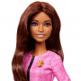 Barbie Future Leader Doll With Light Brown Hair, 2 Golden Bracelets & Pin, Includes Sticker