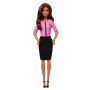 Barbie Future Leader Doll With Light Brown Hair, 2 Golden Bracelets & Pin, Includes Sticker