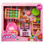 Barbie World Playroom Set with 19 Dollhouse Accessories, Including Furniture, Foosball Table and Pets