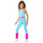 Classic Aerobic Barbie Costume for Girls