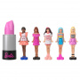 Barbie Mini Barbieland 5-Pack Fashionistas Dolls, 1.5-Inch Dolls in Lipstick Tubes