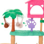 Barbie World Pet Paradise Kitty Playset With 9 Pieces Including 2 Cats, Food Accessories, & Toys