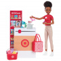 Skipper Doll and Target First Jobs Set with Checkout Stand Featuring Working Conveyor Belt and 9 Additional Accessories (AA)