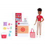 Skipper Doll and Target First Jobs Set with Checkout Stand Featuring Working Conveyor Belt and 9 Additional Accessories (AA)