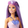 Barbie Fashion Fantasy Pack Doll with Clothes and Accessories, Doll with 8 accessories, such as mermaid tail, fairy wings, royal necklaces, shoes and more than 10 looks