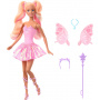 Barbie Fairy Doll with Toy Wand & Fashion Accessories, Fantasy Theme with Color-Change Fun on Wings & Outfit