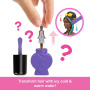 Barbie Mini Barbieland Fashionistas Dolls, 1.5-Inch Dolls in “Nail Polish” Container, Surprise Reveal