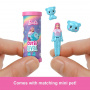 Barbie Mini Barbieland Cutie Reveal Doll & Pet, 1.5-Inch Cozy Cute Tees Series