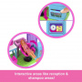 Barbie Mini Barbieland Collectible Hair Salon Playset With 1.5-Inch Barbie Doll, Interactive Play Areas For Storytelling Fun