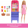 Barbie and Teresa Recipe for Friendship Fashion Doll & Playset, Malibu at the Market Theme with 11 Accessories Including Market Stand & Food