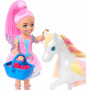 Barbie A Touch Of Magic Chelsea Doll Playset With Baby Pegasus, Winged Horse Toys