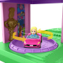 Hot Wheels Racerverse Barbie Spiral Race Track Set With Barbie “Malibu” & Barbie “Brooklyn” Toy Cars