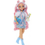 Barbie Dream Besties Doll and Accessories, Daisy Jean Posable Fashion Doll with Removable Fashions & Wavy Pink Hair, 9 DJ & Music Themed Pieces,