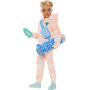 Barbie Dream Besties Doll and Accessories, Ken Posable Fashion Doll with Removable Fashions & Blonde Hair, 9 Summer & Skateboard Themed Pieces