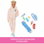 Barbie Dream Besties Doll and Accessories, Ken Posable Fashion Doll with Removable Fashions & Blonde Hair, 9 Summer & Skateboard Themed Pieces