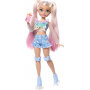 Barbie Dream Besties Malibu Skater Doll with Blonde Hair and 9 Themed Makeup Pieces