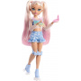 Barbie Dream Besties Malibu Skater Doll with Blonde Hair and 9 Themed Makeup Pieces