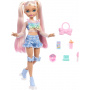 Barbie Dream Besties Malibu Skater Doll with Blonde Hair and 9 Themed Makeup Pieces