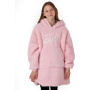 Barbie Girls Pink Blanket Hoodie