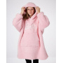 Barbie Girls Pink Blanket Hoodie