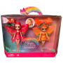 Fairytopia Magic of the Rainbow Hairclip Fairies Red & Orange