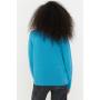 Blue Wool-Cashmere Rollercoaster Barbie Sweater