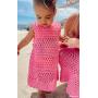 Little Sunsational Coverup Malibu Pink Crochet