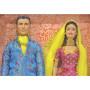 Barbie and Ken in India Gift Set Limited Edition Blue & Green Dolls