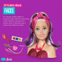Barbie Styling hairdressing head with 24 pieces