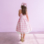 A Leading Role x Mattel Barbie Pink Gingham Premium Child Dress Up - Barbie The Movie