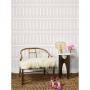 'Roman Holiday Grid' Wallpaper by Barbie™ - Oyster