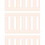 'Roman Holiday Grid' Wallpaper by Barbie™ - Peach