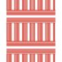 'Roman Holiday Grid' Wallpaper by Barbie™ - Red