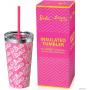 Dragon Glassware x Barbie Tumbler, Stainless Steel Vacuum Insulated Travel Tumbler, Comes with Lid, Pink & Clear Straws, 16 oz Capacity