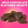 Barbie Valentines Milk Chocolate Flavored Hearts, Individually Wrapped Bite Sized Candies, Gift Basket Filler Treats, 2.5 Ounces (Pack of 3) Candy Swirl Accessory Included