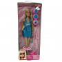 Glitz Barbie Doll in Shimmering Blue Dress AT