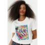 Cream Cotton Rollercoaster Barbie T-Shirt