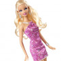 Barbie Shining of Fashion Barbie Doll (Fuchsia dress)