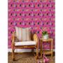 'Vintage Illustration' Wallpaper - 219 Barbie™ Pink