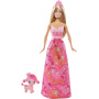 Barbie Princess & Pet Dolls (Pink)