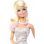 Barbie Fashionistas Doll Pale Pink and Silver Dress