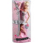 Barbie Fashionistas Doll Pale Pink and Silver Dress