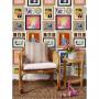 'Gallery Walls Illustrated' Wallpaper By Barbie™ - Cream