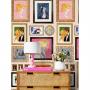 'Gallery Walls Illustrated' Wallpaper By Barbie™ - Peach