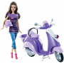 Barbie Glam Scooter and Barbie Doll (hispanic)